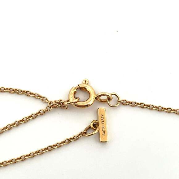 TIFFANY Gold Diamond Necklace - Picture 4 of 7